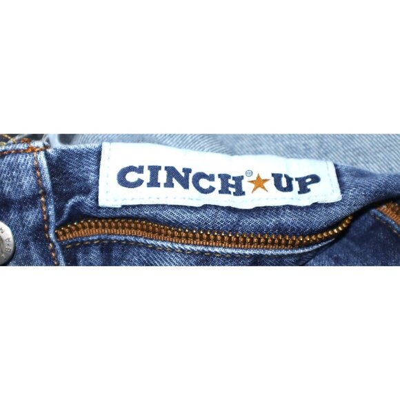 Cinch Up Blue Denim Jeans 44x32 Relaxed Fit Cowboy Western Aesthetic - Picture 5 of 9